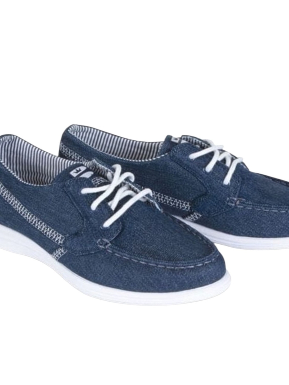 Brunswick Women's Karma Denim bowling shoes With Bowling Charms Size 8.5